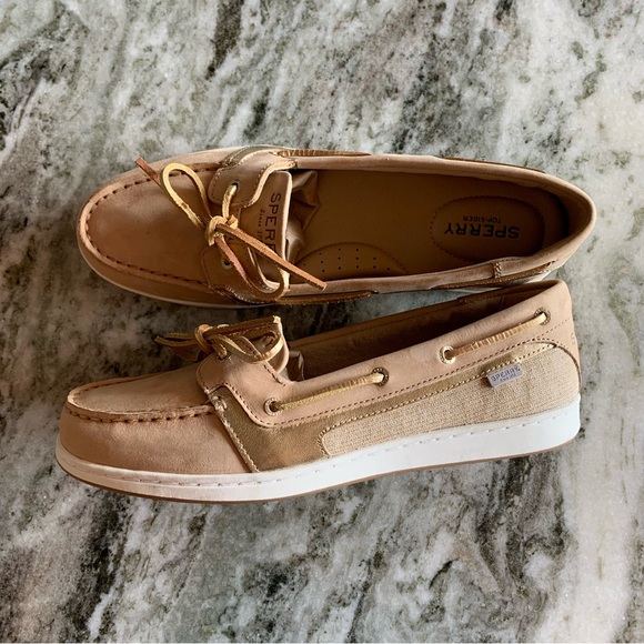 Sperry—Top-Sider Angelfish Boat Shoe, Linen Gold (Size 9.5) - Picture 4 of 10